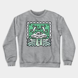 Keith Haring Inspired Alien connection Crewneck Sweatshirt